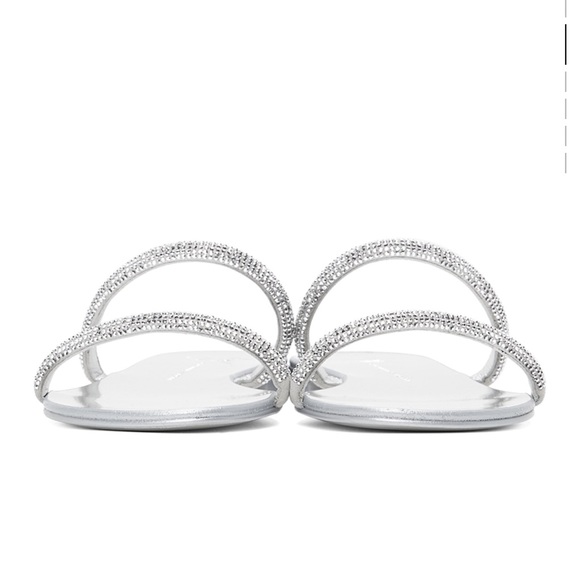 Sold —Silver Giuseppe Zanotti sandals - Picture 7 of 7